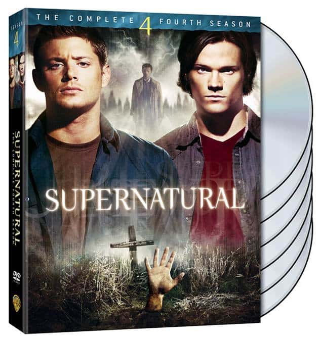 spn-season-four-dvd-artwork Supernatural Season Four DVD Set Artwork