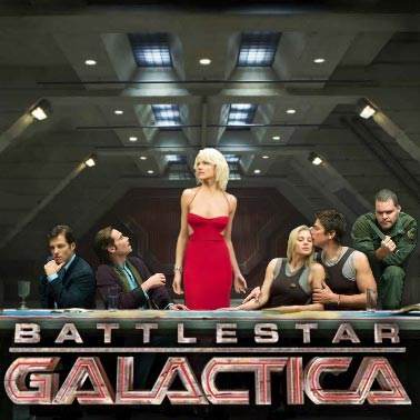 saturated Blu Ray entry of Battlestar Galactica The Complete series