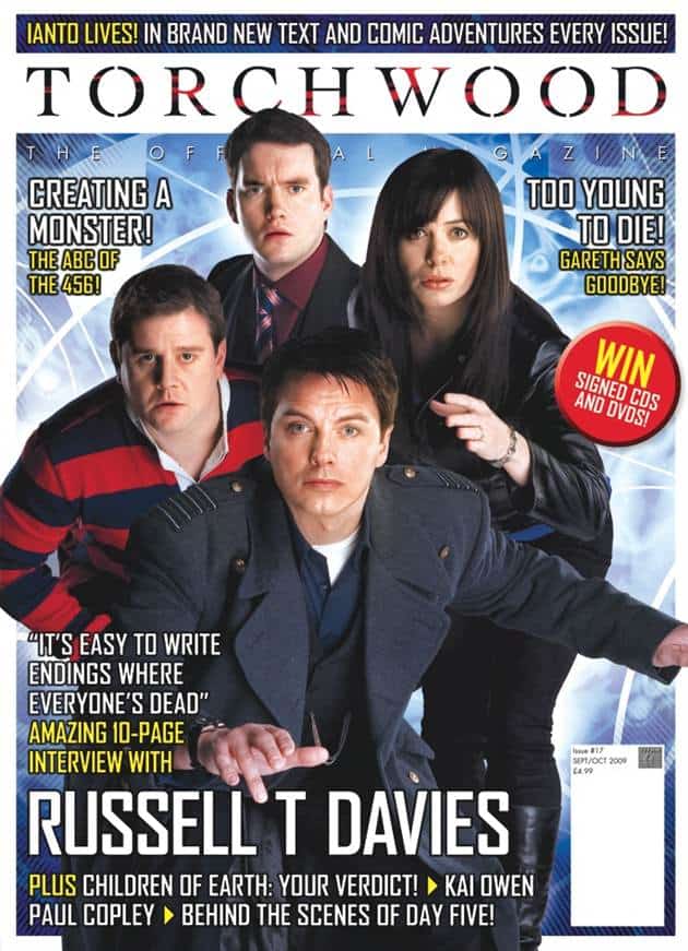 Torchwood Magazine cover Torchwood Magazine cover