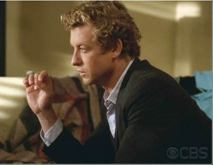 Mentalist Patrick Jane hypnotize Simon Baker Red Badge screencaps images