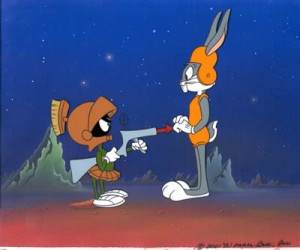 Marvin the Martian versus Bugs Bunny - Looney Tunes