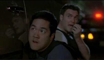 Mentalist Blood Money Kimball Cho Tim Kang Wayne Rigsby Owain Yeoman laser light hide sniper screencaps images photos pictures