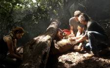 BACKGROUND: CAROLINE DHAVERNAS, TESSA THOMPSON; FOREGROUND: RACHELLE LEFEVRE, WALTER PEREZ (ON GROUND), ZACH GILFORD, MARTIN HENDERSON