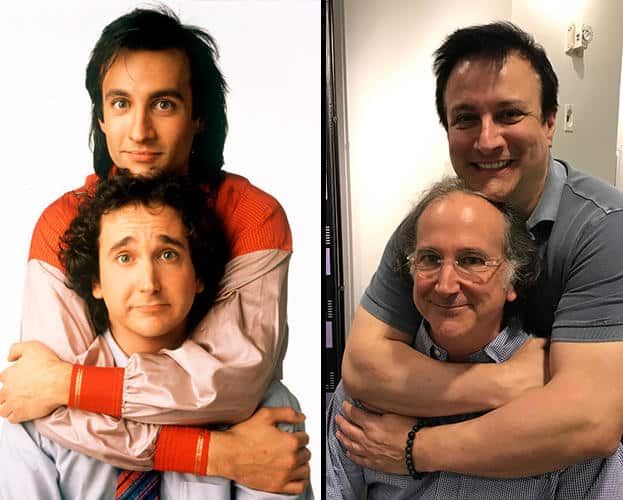Perfect Strangers Stars Bronson Pinchot and Mark LinnBaker Reunite For