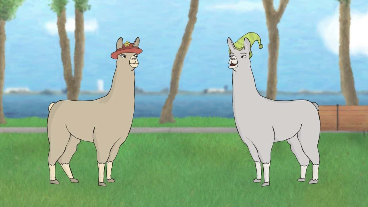llamas with hats t shirt
