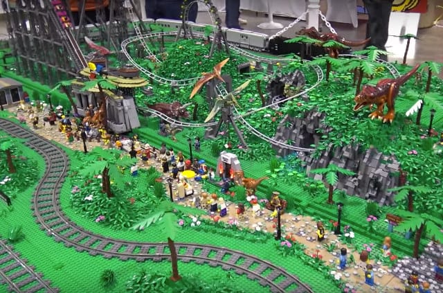 lego roller coaster videos