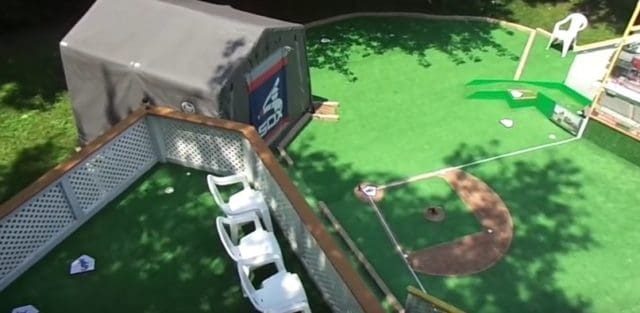 Guy Builds An 18 Hole White Sox Themed Mini Golf Course In His
