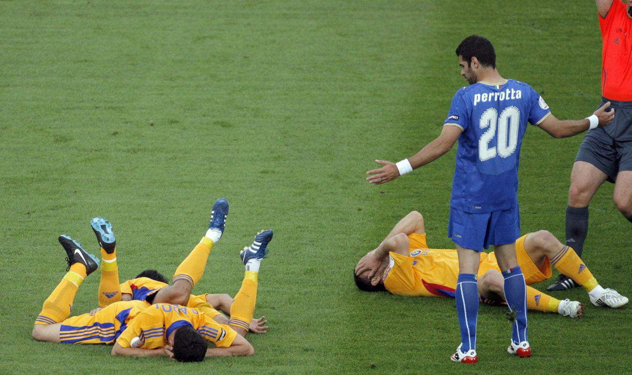 Hungarian Soccer Player Pulls What Might Be The Worst Flop In The