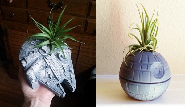 star wars succulent planter