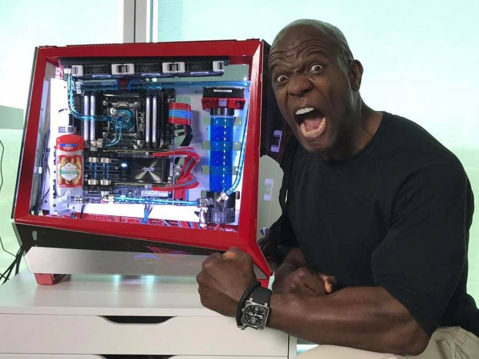Terry Crews Gets Custom PC Built and a Photoshop Battle Ensues