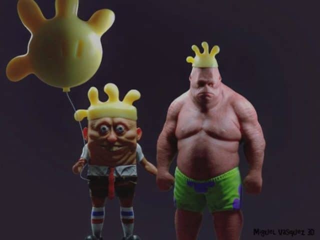Artist Imagines What SpongeBob Would Look Like As A Real