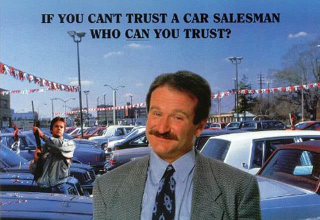 Image result for used car salesman