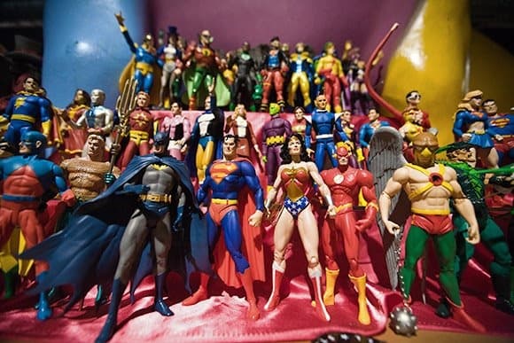 superhero action figure collection