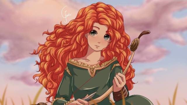 Anime Versions Of Disney Princesses That Are Too Cute