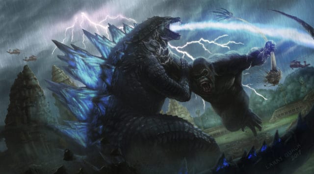 Fanmade Poster Of What Godzilla Vs King Kong Might Look Like - 