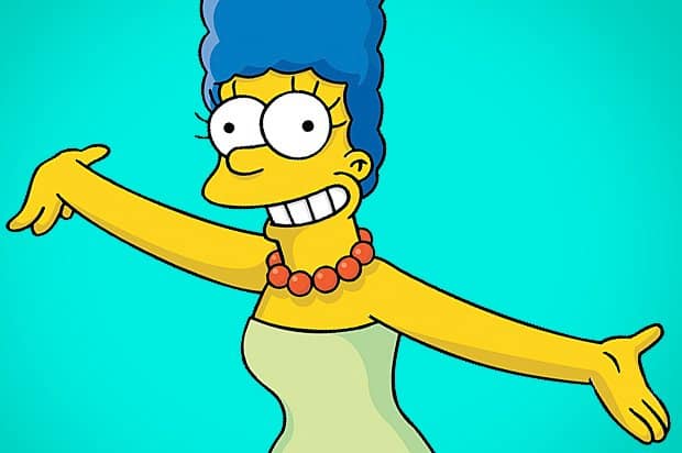 marge simpson hair