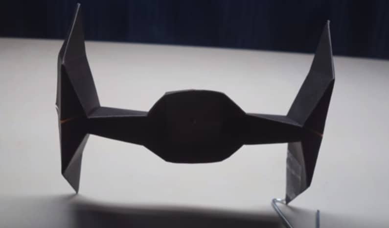 How To Fold An Origami Star Wars Tie Fighter