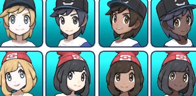 Pokemon Ultra Sun And Moon Guide All Haircuts And Hair Colors Pokemon Ultra Sun And Ultra Moon