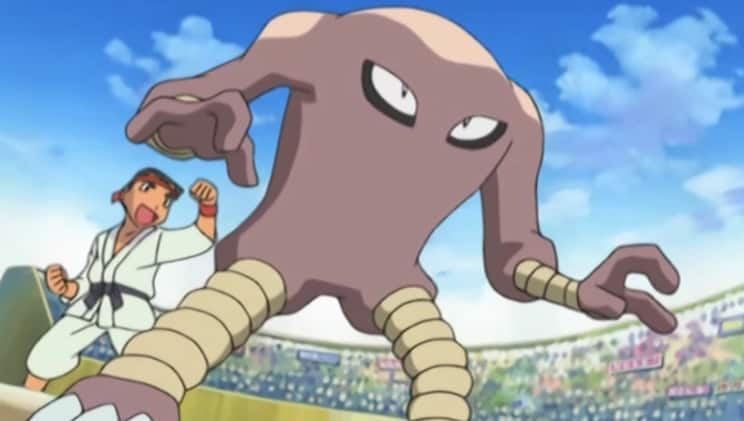 pokemon fighting hitmonlee