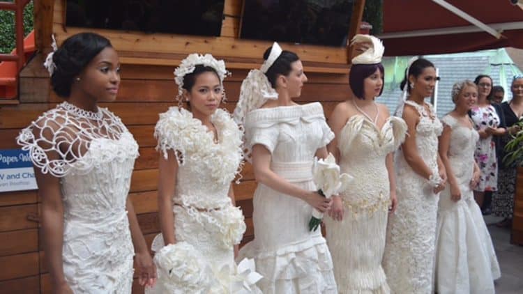 What The Heck Is The Toilet Paper Wedding Dress Challenge