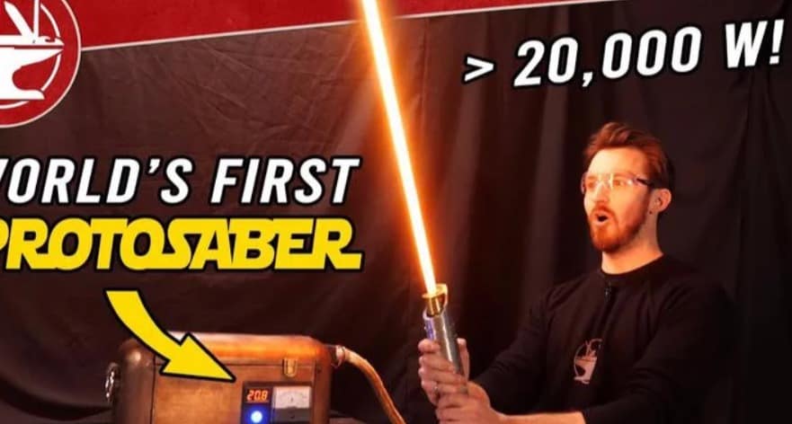 working lightsaber