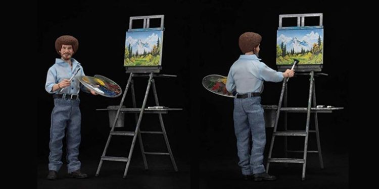 bob ross action figure