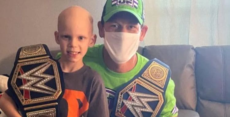 John Cena Surprises 8 Year Old Boy With Cancer On His Birthday